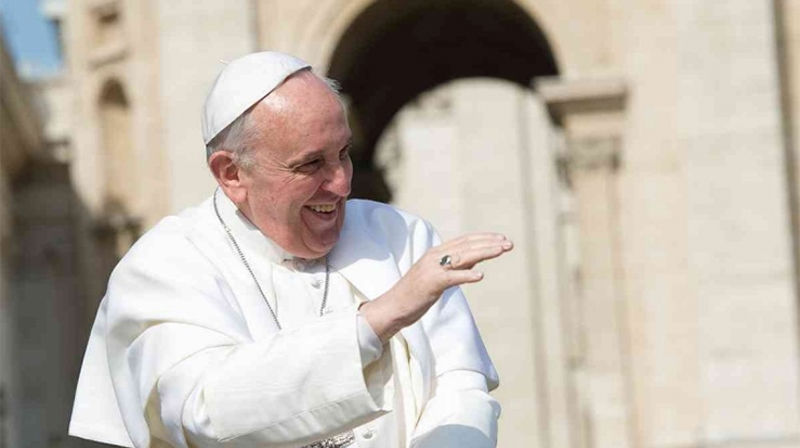 Pave Frans kommer til reformasjonsmarkeringen i domkirken i Lund 31. oktober 2016. (Foto: L´Osservatore Romano)