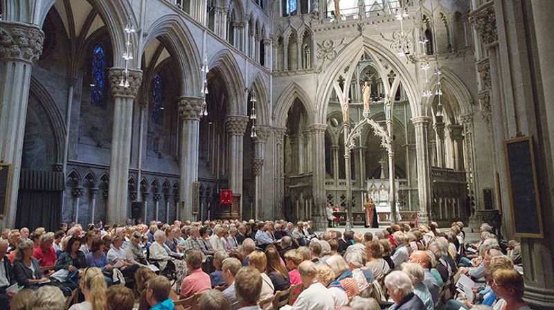 Illustrasjonsfoto fra Nidarosdomen.  (Foto: Tormod Kjensjord/Olavsfestdagene)