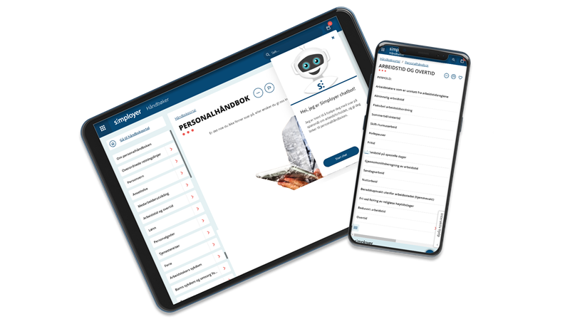 Håndbøker tilpasset Dnks enheter (foto Simployer)