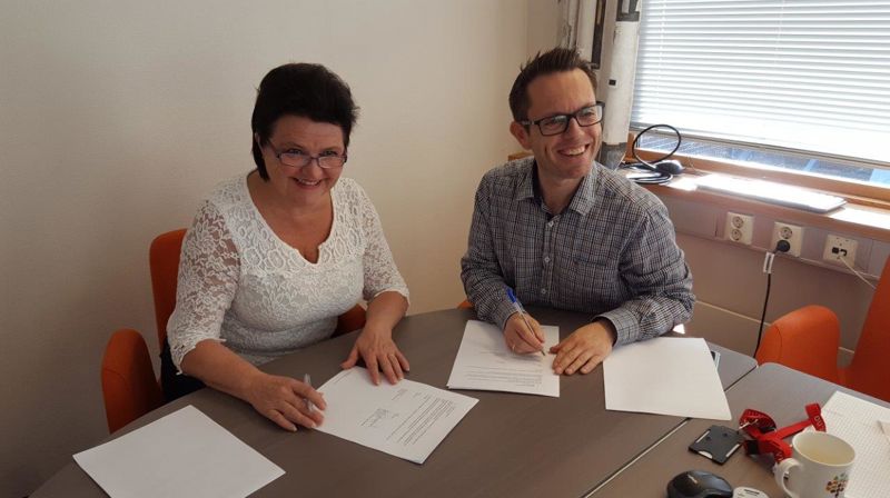 adm. dir. i Tet Berit Rognsjord og kirkeverge Kjetil Nordstrøm